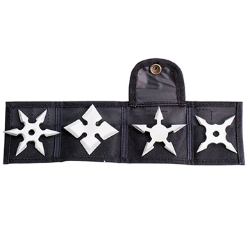 Picture of Stealthy Silver Throwing Star Set