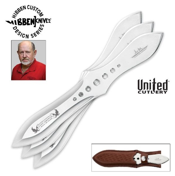 Picture of Gil Hibben Hall of Fame Throwing Knife Set