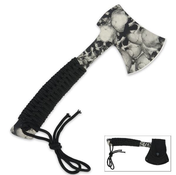 Picture of Skeleton Tomb Fantasy Axe with Sheath