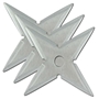 Picture of Naruto Shuriken Silver Throwing Star Set