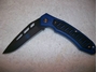 Picture of Black Bladed Stainless Steel Folding Knife