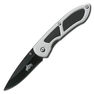 Picture of Aluminum Handled Folding Knife - Grey