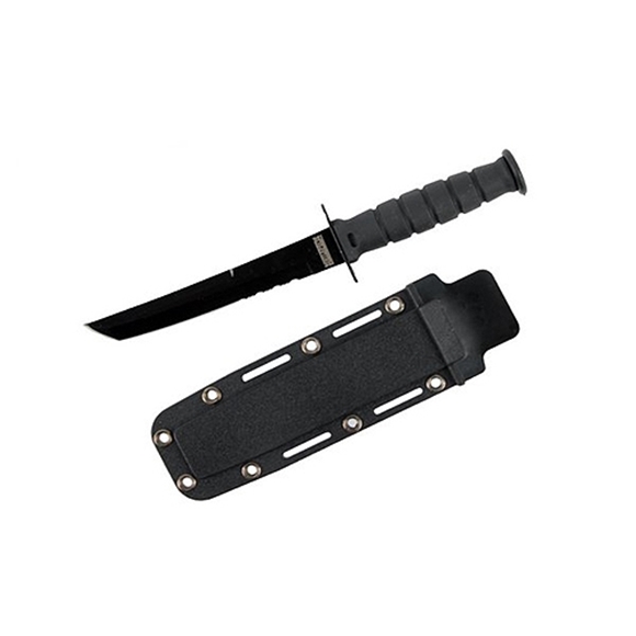 Picture of Tanto Black Neck Knife With Sheath