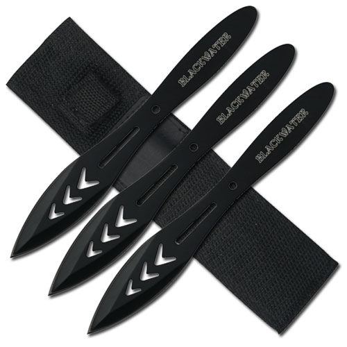 BlackWater Throwing Knife Set of 3 For Sale | All Ninja Gear: Largest ...