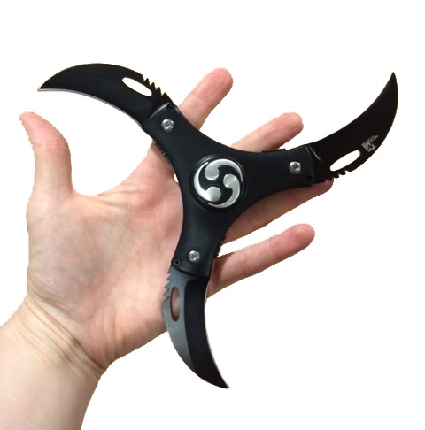 Victor Lee Cyclone 3 Blade Folding Ninja Star For Sale | All Ninja Gear ...