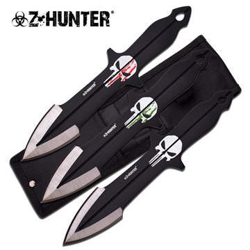 Picture of Zombie Hunter 8" Throwing Knife Set of 3