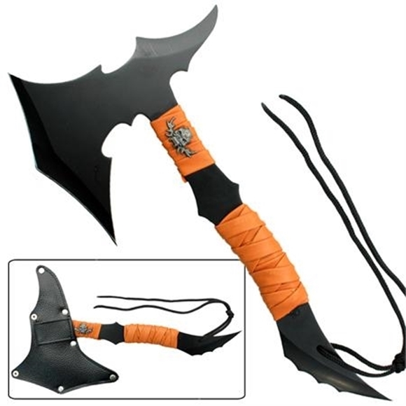 Picture of Scary Skull Head Throwing Axe